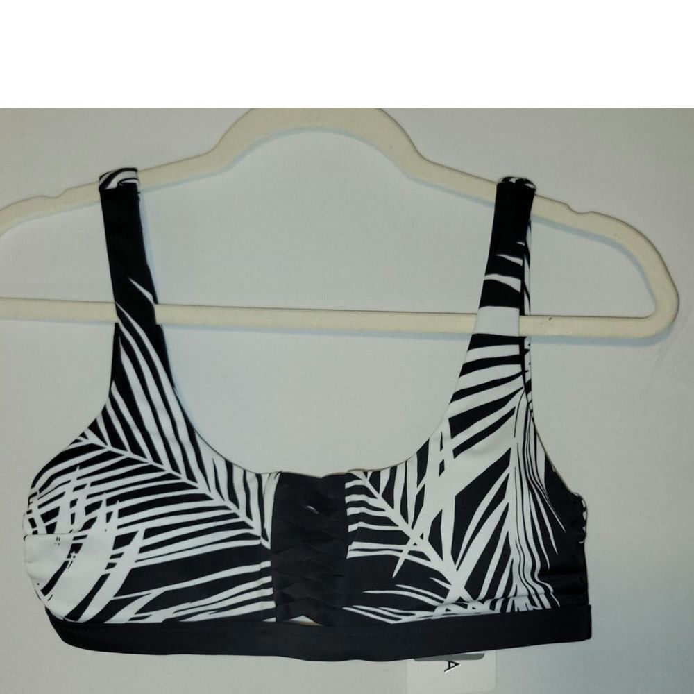NWT Adriata Retro Palm Bikini‎ top Small